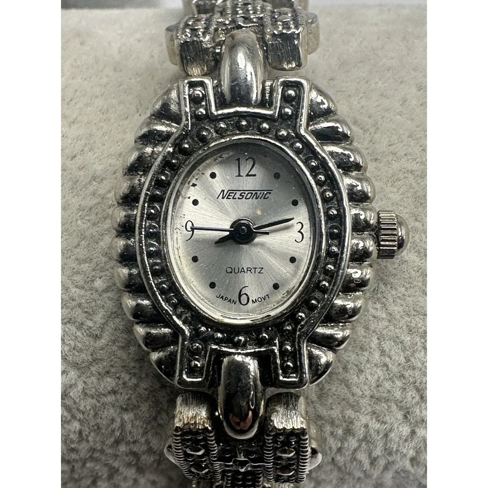 Nelsonic N513 Ladies Watch New Battery 19MM 7.25